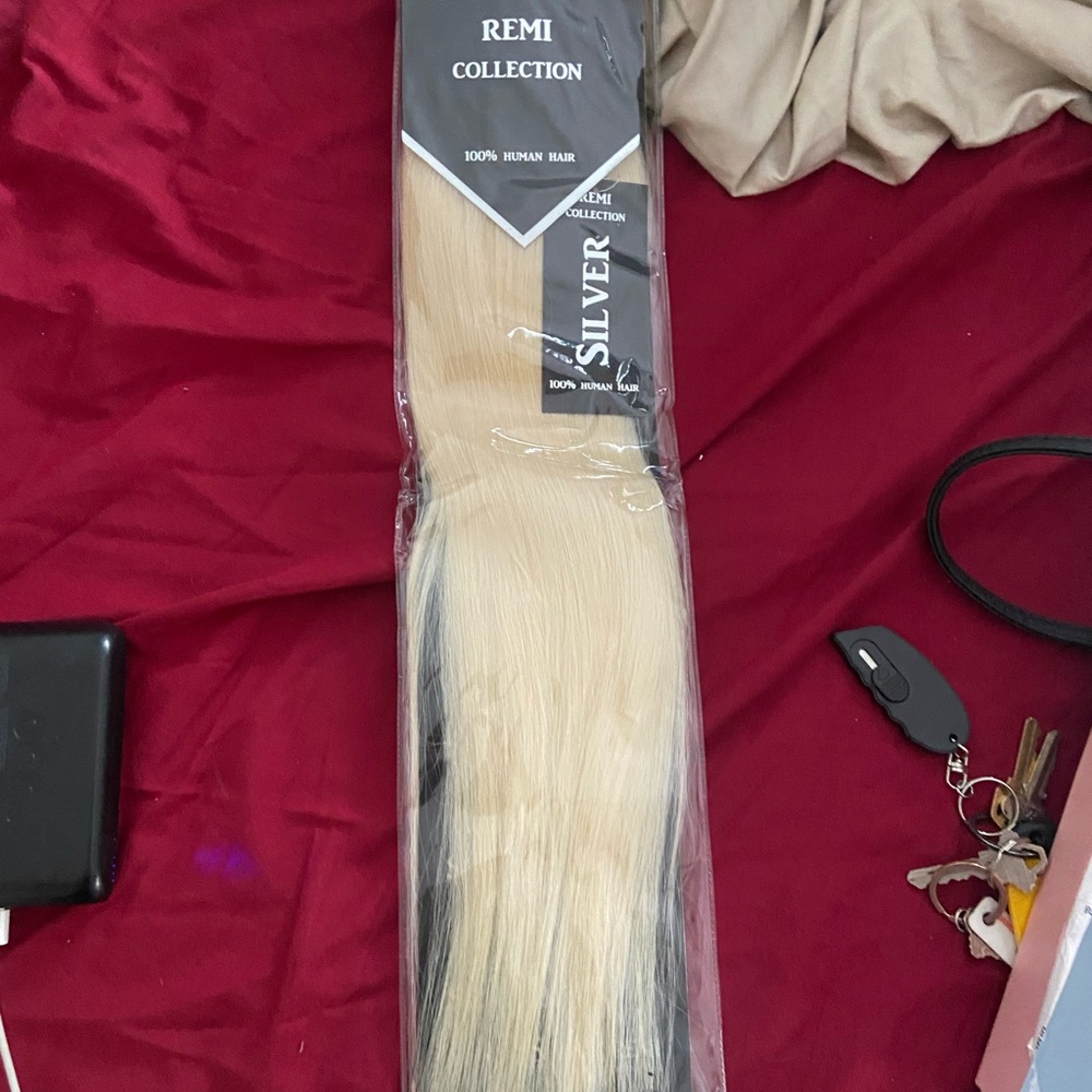 Silver Blonde Hair Extensions